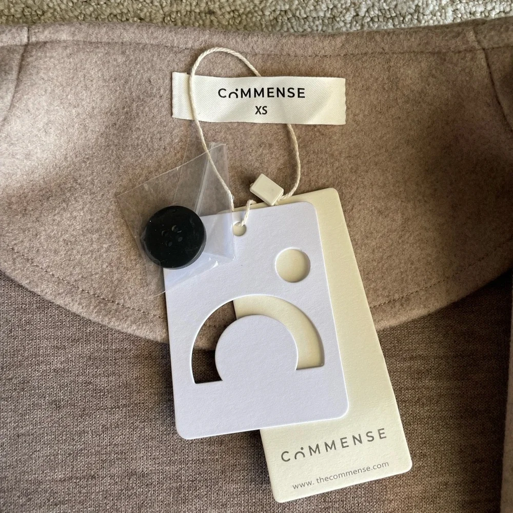 NWT Commense Oversized Button-Down Jacket - Brown/XS - Picture 5 of 5